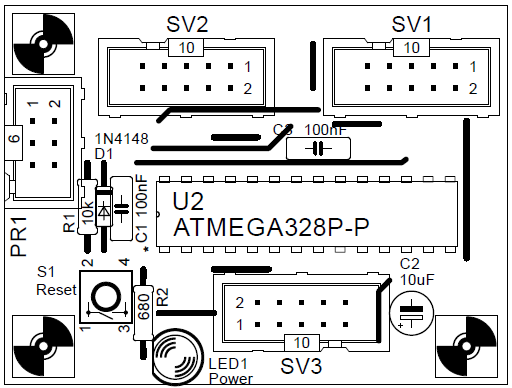 ATMega328 Udviklingsboard