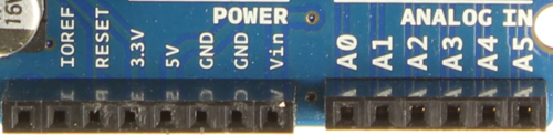 Arduino UNO Rev. 3 med analoge indgange