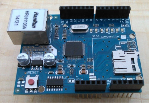 W5100 Ethernet Shield til Arduino UNO