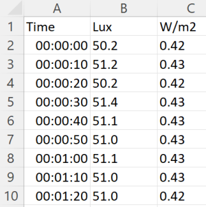 Excel visning af logfil, med engelsk komma