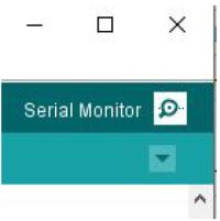 Serial Monitor i Arduino IDE startes op